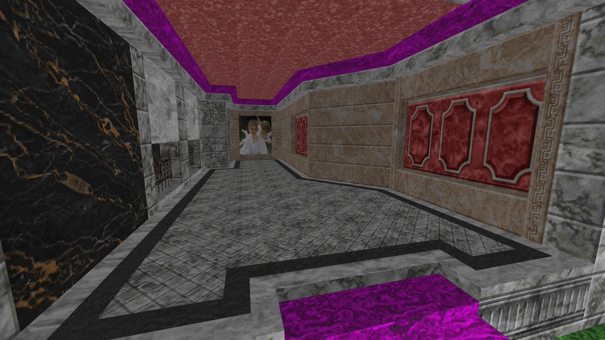 DeathBearofDoom's tweet image. Lover&apos;s Quarrel map with @BluePineapple72 is coming along! #pineappleunderthesea #speedmapping #doom #doom2 #doommapping