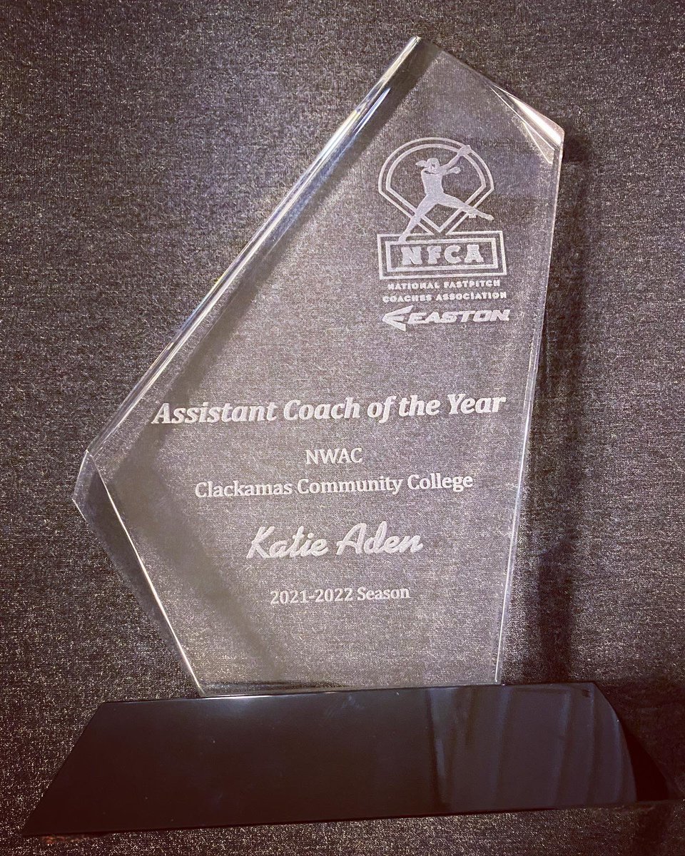 Katie is far too humble to post this so I’ll do it for her. Assistant Softball Coach of the year for the entire country! 🇺🇸 Think about that! Such a remarkable accomplishment and I am so proud 🥹 Fun date night celebrating!