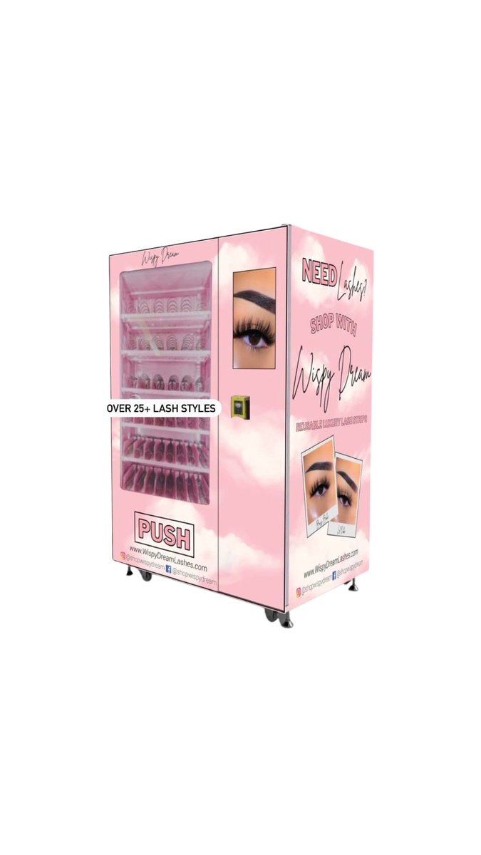 shopwispydream's tweet photo. Dreamy Lash Vending Machine 😍☁️ #Sacramento https://t.co/0KTJxnESCe
