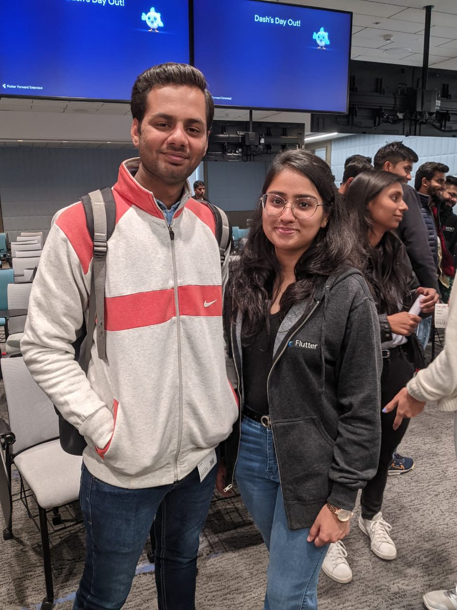 Tanmay01085012's tweet photo. It was a truly experience for me at flutter meetup by @DelhiFlutter. I was benefitted by the expertise and savior of professionals.
I would like to thank @Akansha2001 @knowShubhangi  for providing me this opportunity.
#DashDayOut #Google #Flutter #flutterdelhi #FlutterForward https://t.co/WZooYdfn5f