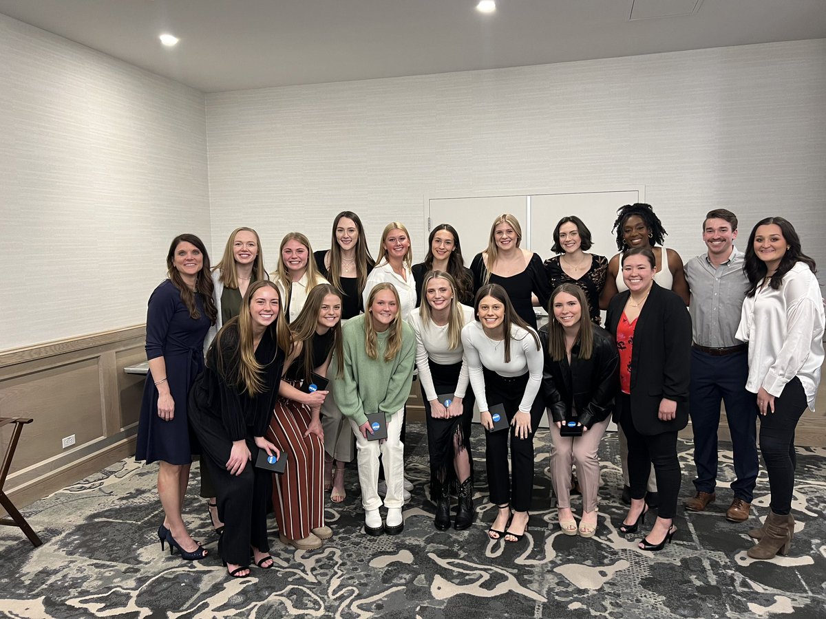 Great night celebrating Team 54 and our three amazing seniors! Kaylee, Ashlyn, &amp; Kelsey thank you for all your hard work and joy that you brought to our program. We can’t wait to see what you do next! 

#GetRowdy🔴🔵 | #Legacy