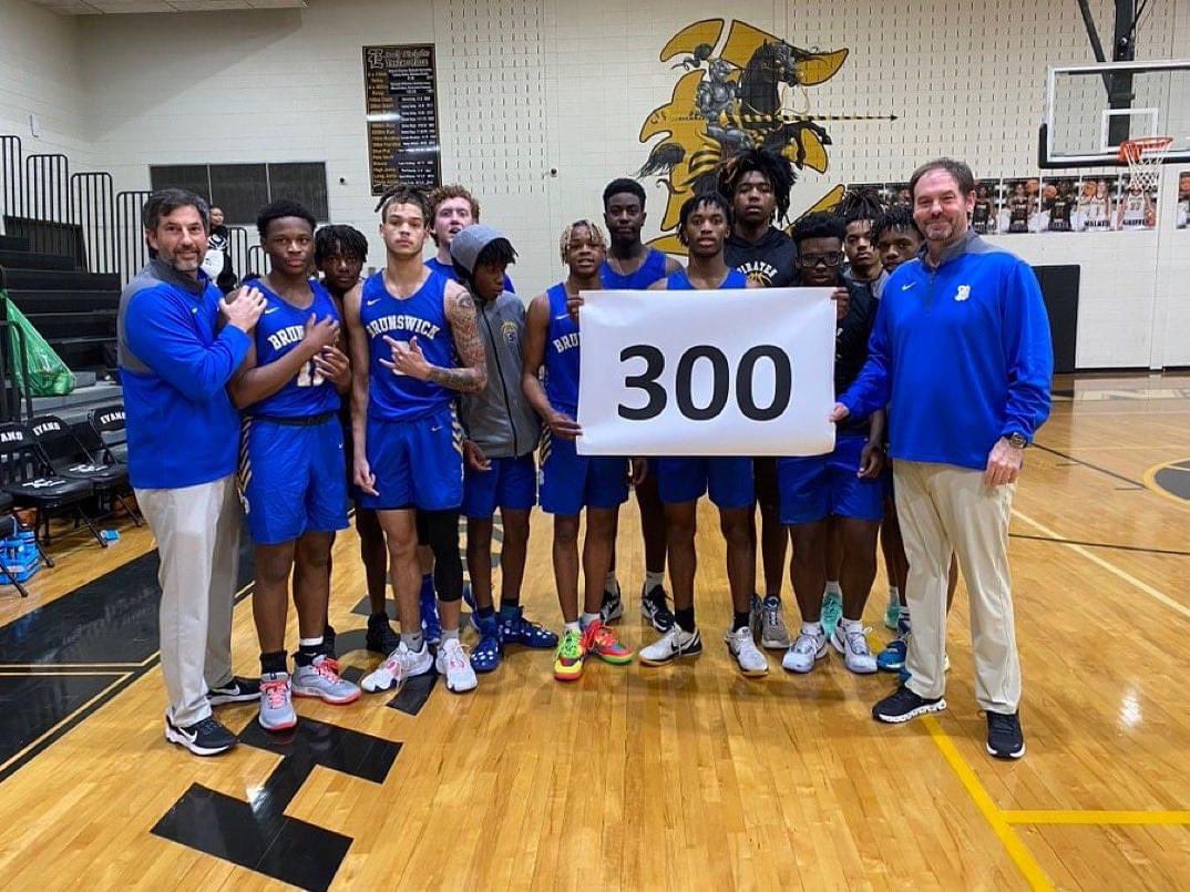 Congratulations Coach Turner on your 300th win! We are so proud of you! 💙💛🏀🏴‍☠️💪