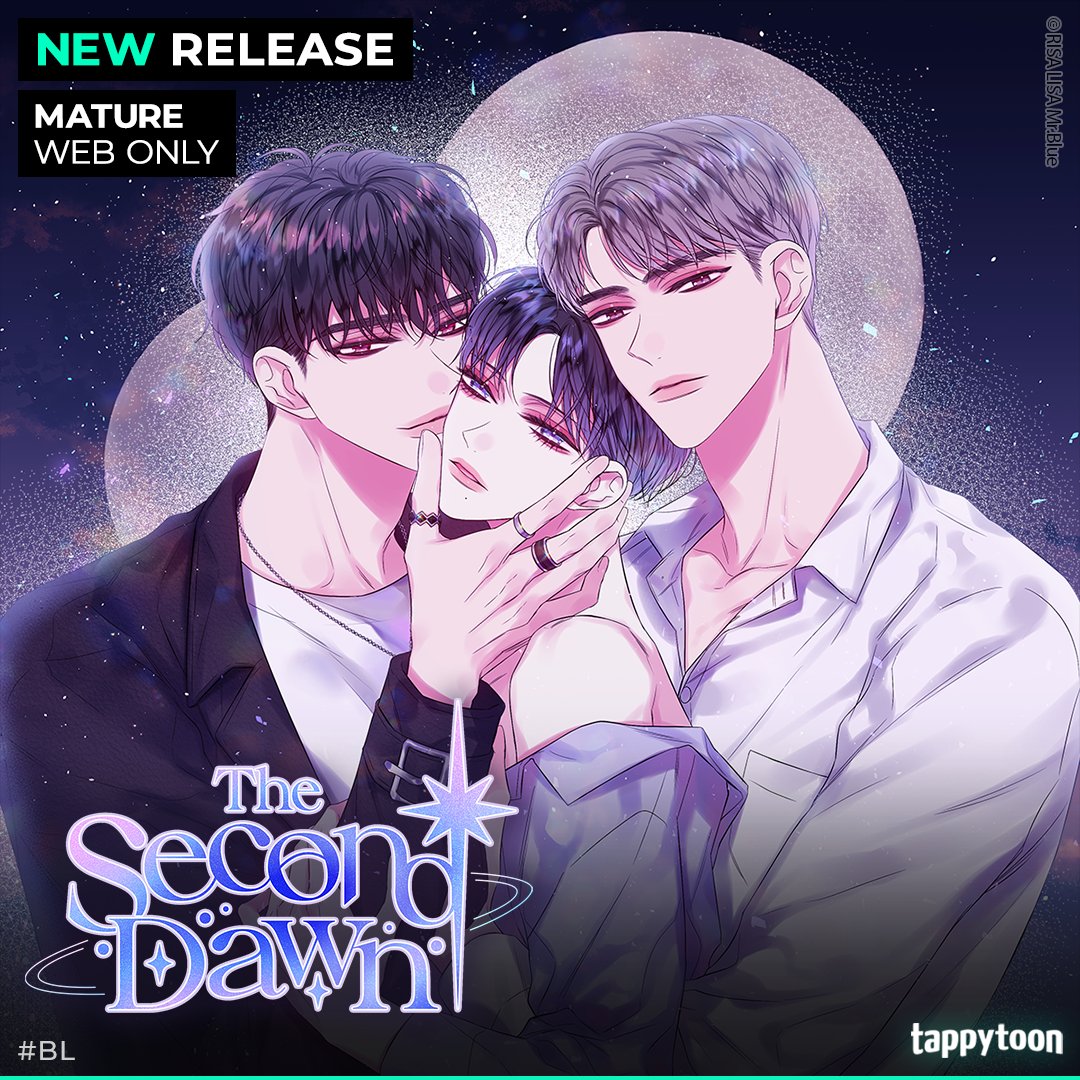 NEW RELEASE 🌅 The Second Dawn Hayeon cannot get past his guilt for being the reason his lover, Yihan, is disabled. That’s why he continues their relationship in secret even after Yihan gets married… Read on Tappytoon 👉 bit.ly/3j2jFln 🔞 Only on web #BL #Tappytoon