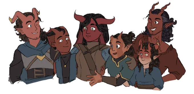 Oops All Red Tieflings  