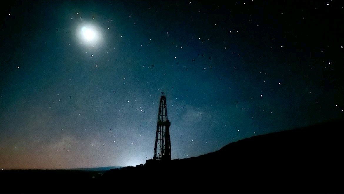 A beautiful night view photo from our drilling team 
#Ethiopia #renewableenergy #Geothermal #cleanenergy #NetZero #green #African