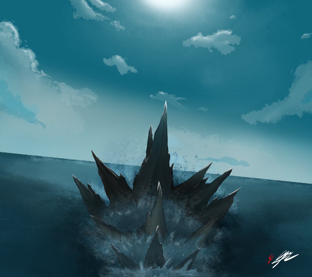 Godzilla 2014 swimming hope you like it!
#godzilla2014 #continuethemonsterverse #godzilla