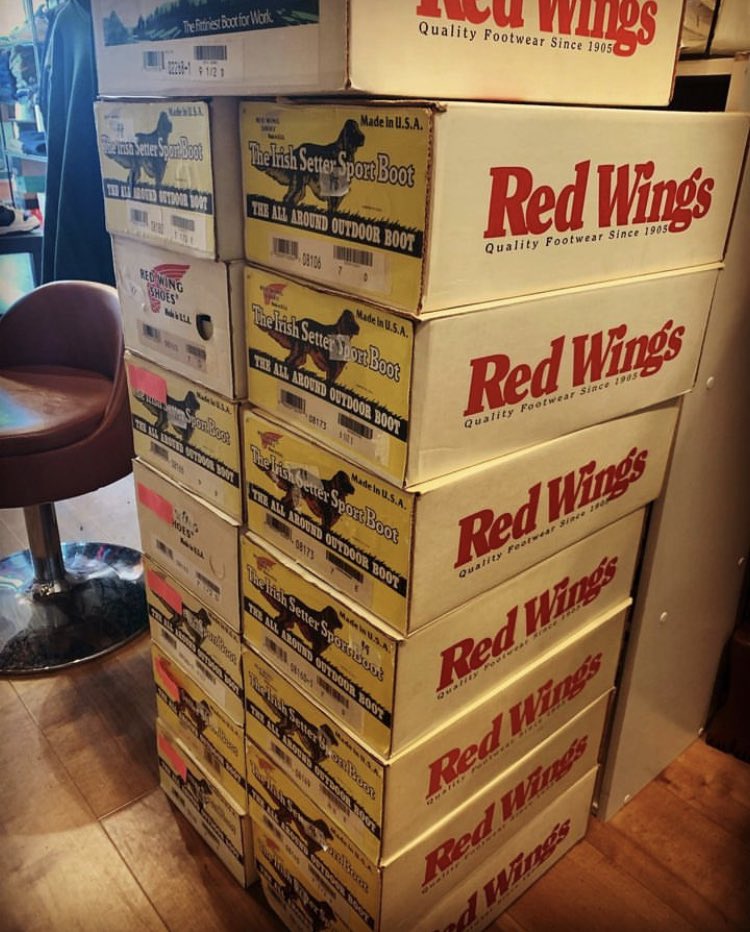 8kicks_official's tweet photo. デッドストックの靴でも、味変で💁‍♂️
RED WING "IRISH SETTER"
1996's〜1999's https://t.co/7dsVzNNeS2