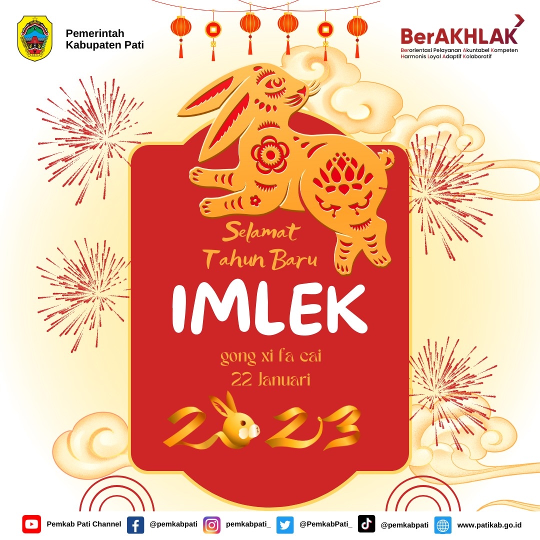 Semoga semua keinginan dan impianmu di tahun baru menjadi kenyataan. Selamat Tahun Baru Imlek 2023.