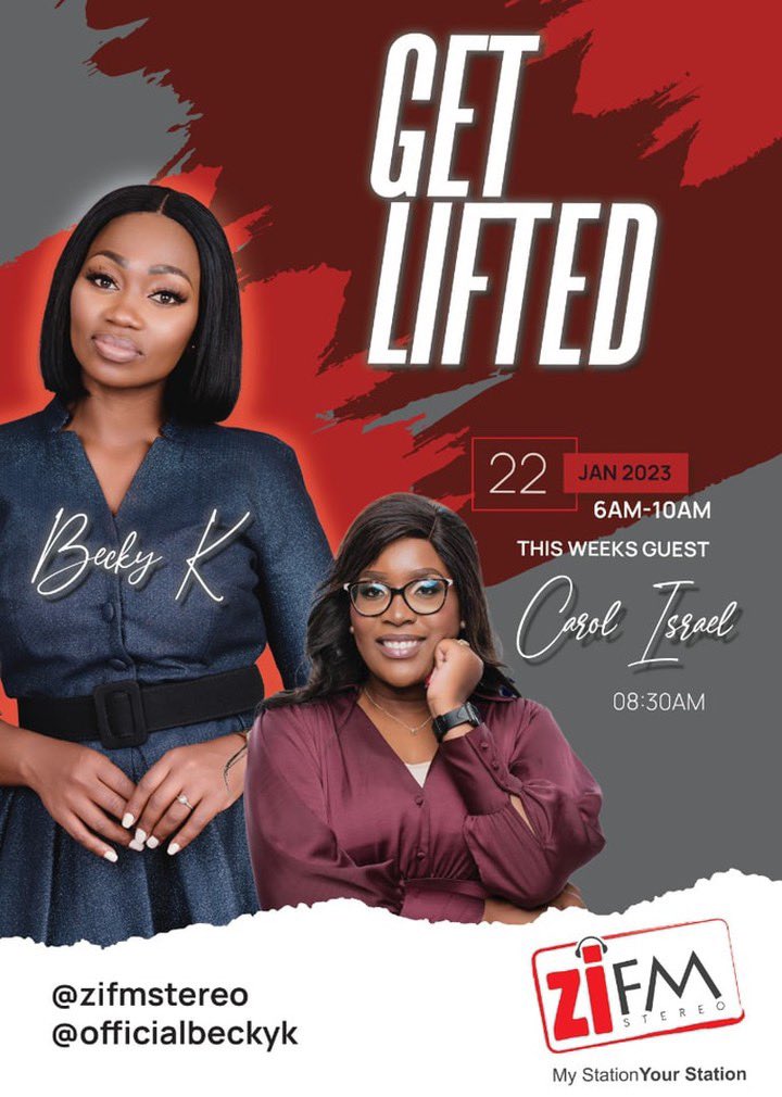 ZiFMStereo's tweet image. #GetLifted with @officialBeckyK, the perfect way to start you Sunday morning! 
This weekend guests are @carolisraelle x Power N Masunga! 
Tune in for amazing conversations and perfect soundtracks to your morning!