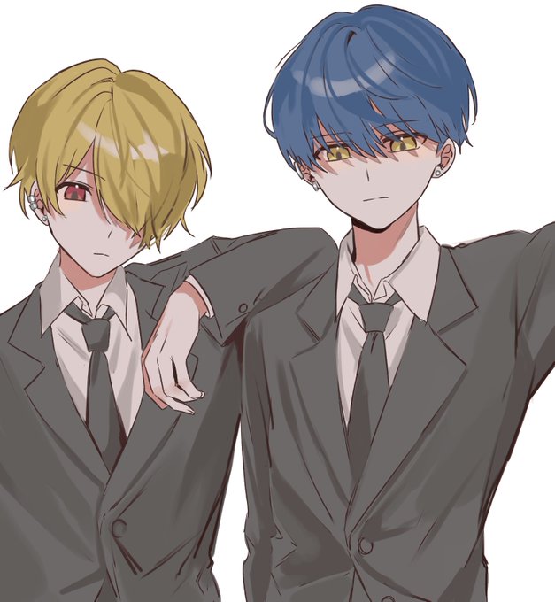#ぼっち・ざ・ろっく きのこリョウと、目が半分隠れてうざったい感じの斜め前髪枠の虹夏ちゃん 