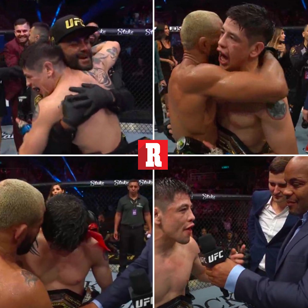 record_mexico's tweet photo. "UNA DISCULPA PARA BRASIL ¡VIVA MÉXICO, PERROS!"

Tras un precioso volado de izquierda, Brandon Moreno termina con la primera Tetralogía en la historia de la UFC.

¡MÉXICO EN LO ALTO! https://t.co/o2EoccrRSD