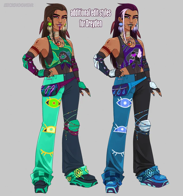 DREYDEN EDITSi fixed her hair a bit because it was....a lot.. originally but i hope you like her new styles!!#myart #Fortnite #FortniteArt #FortniteChapter4 