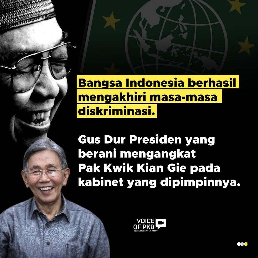 Berkat Gus Dur dan PKB, diskriminasi minoritas di Indonesia semakin terkikis.

Gong Xi Fa Cai
Gus Muhaimin Iskandar