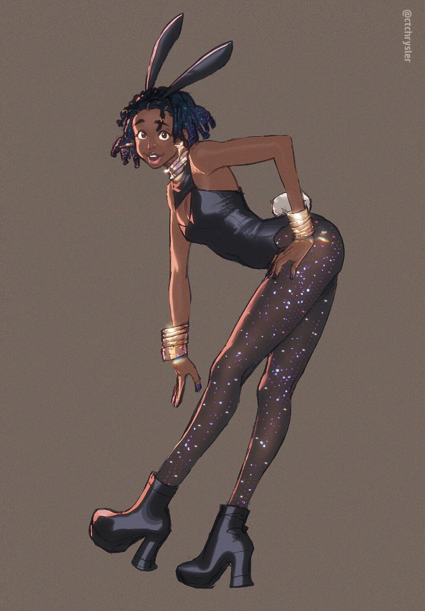 Wanted to do a little Celine bunnygirl for 2023✨✨