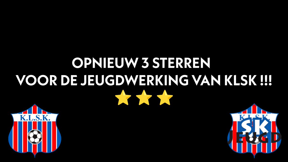 Er komt heel veel werk bij kijken van een aantal mensen, maar het is weer gelukt. 
SK Londerzeel heeft, na de jaarlijkse audit van onze jeugdwerking in het najaar 2022, alweer de 3 sterren behaald!
