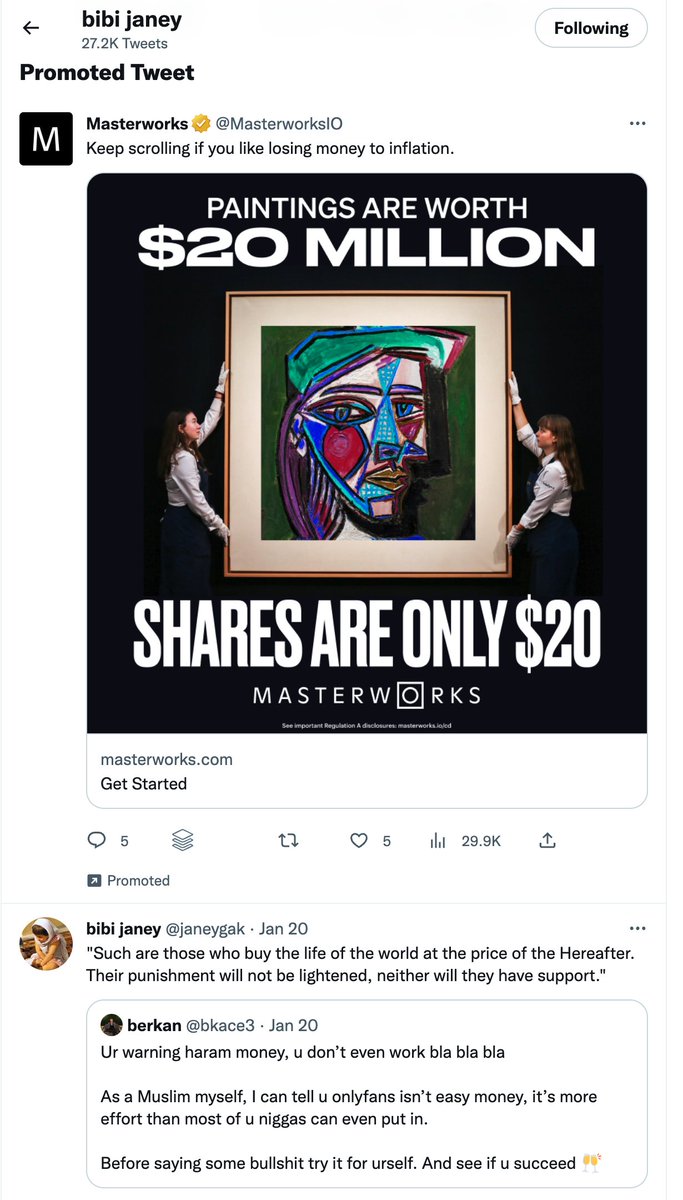 #HARAM ? <a href="/janeygak/">bibi janey</a> #twitteradvertising