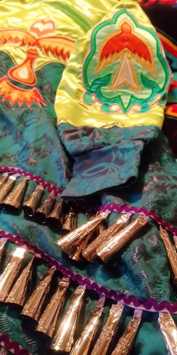 hoshontomba's tweet photo. FOUND REGALIA: Specific city pending but these gorgeous dresses are in Oklahoma. From storage unit that was considered abandoned &amp; resold, to a Matriarch wanting to get them back to the original owners.

Must have proof that these are yours. DM &amp; I’ll connect you 🙏🏼 https://t.co/xgK7UuVHNU