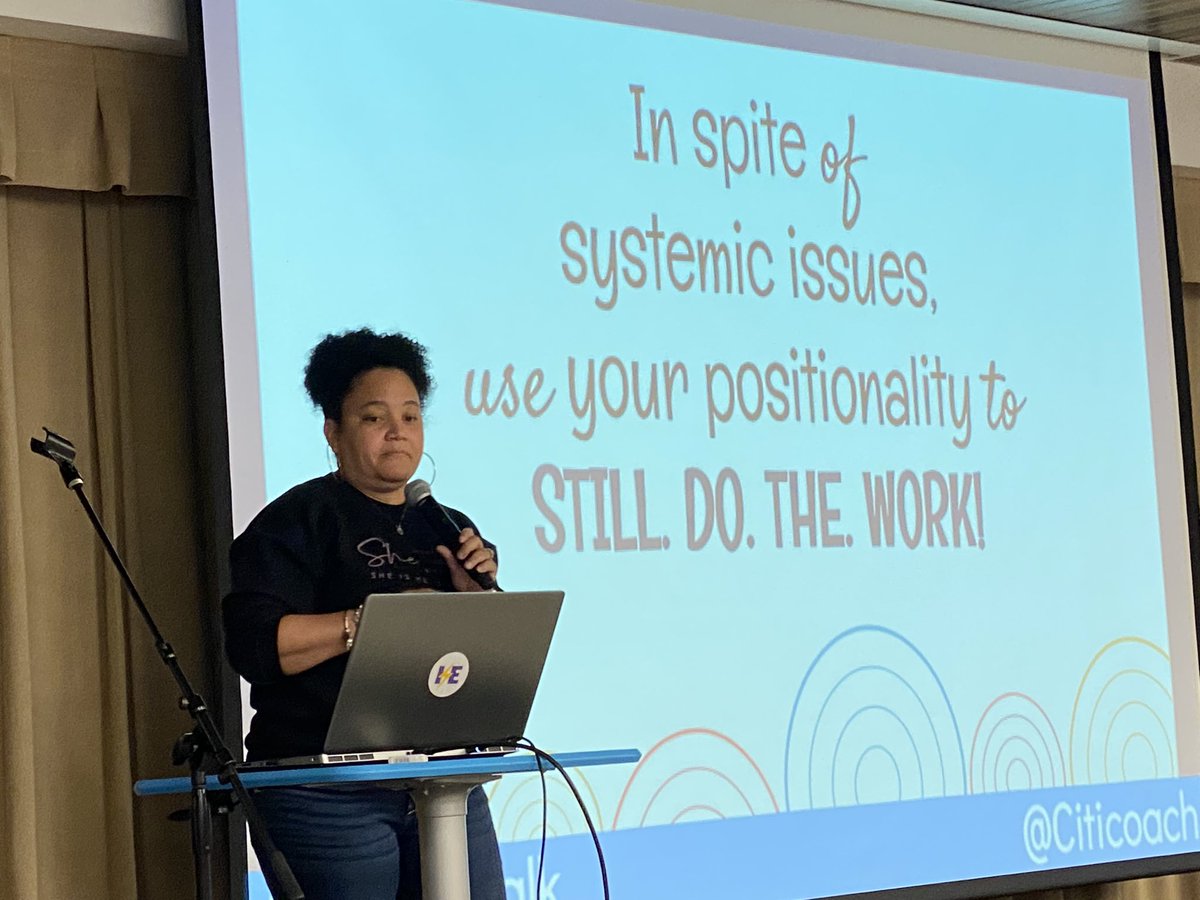 HistoryFrog's tweet photo. @TeacherCoats @CitiCoach It was such an honor and oh so special to share the stage with @TeacherCoats and @CitiCoach πSo inspired! I could listen to them both all day long. So sweet, so wise, so passionate, so impactful. #IACUE #EdTechTalk #RepresentationMatters https://t.co/xAeDrKwqg9
