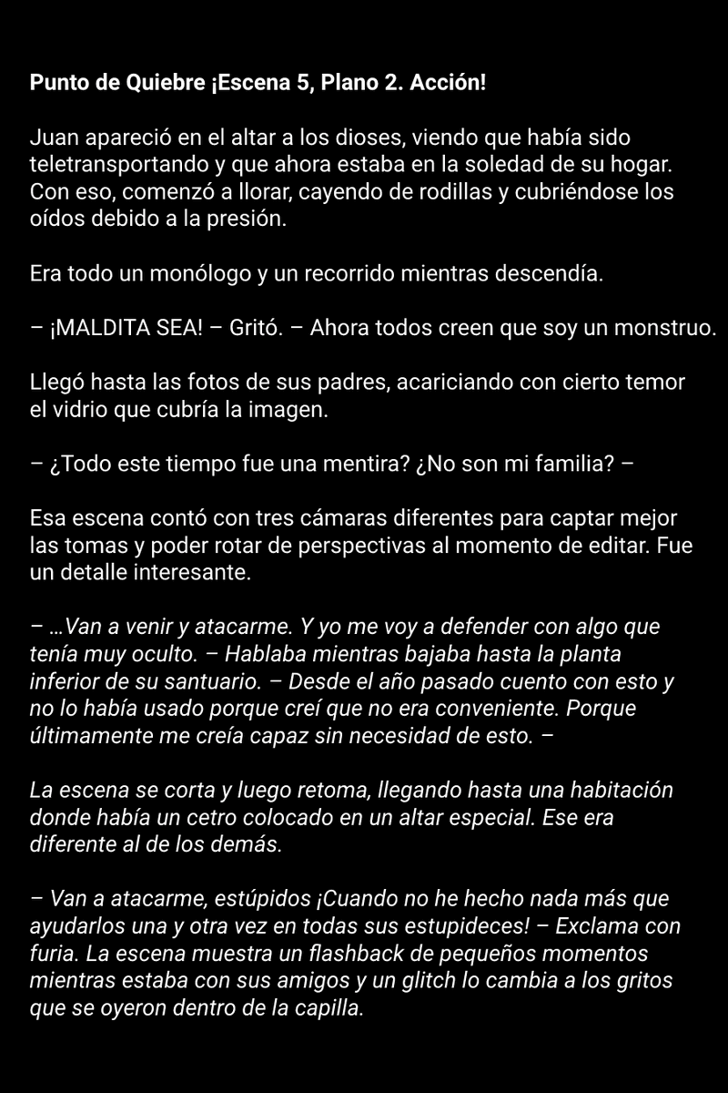 mimi_kax's tweet photo. LXXXII. Monólogo 

Volver a describir la secuencia me gustó mucho porque me hizo querer ver ese stre4m como si fuera la primera vez :( Descripción inicial inspirada tmb en el animatic de @/not ur fav artist https://t.co/zKN6HgaVDF Mírenlo que está hermoso 🎉 https://t.co/Pa8X7zcFul