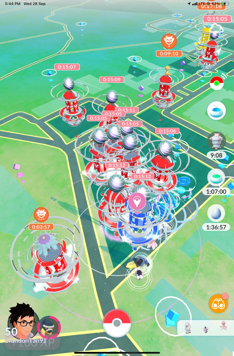 brandontan91's tweet photo. Hi everyone, please show me screenshots/screen recordings of your best Pokestops &amp; Gyms spots in your area in #PokemonGO.

2 of the best places I've experienced recently,
Pokestops: Near Isu Station @ Seoul, South Korea
Gyms: Chungnam National University @ Daejeon, South Korea https://t.co/UymN0XMGqW