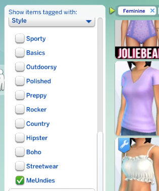realjennyrae's tweet photo. Why is MeUndies a Style tag? It doesn't even do anything 😬#SimtimatesCollectionKit https://t.co/n31fB4QzvW