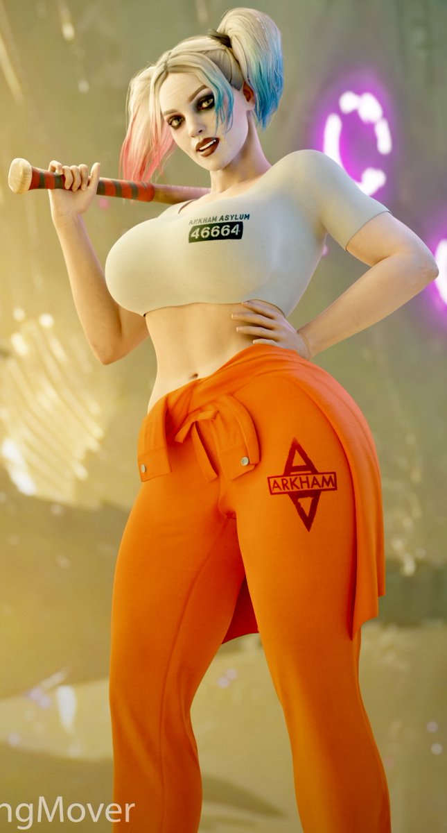 GOTHICC_GAMER's tweet photo. You rest in your prison cell. You hear Harley coming in. She grins at you. Her white shirt is about to burst from her huge tits "I've heard you got locked up for nothing, pudding..~ I'll train you to survive in here..~ but remember, I dont do protection..~" #LewdRP #NSFWRP #MVRP https://t.co/KtdY1Vch0c