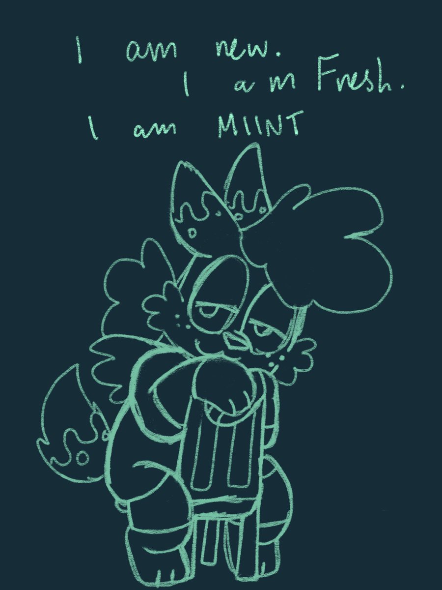 BeauxDoodles's tweet photo. Ive got three fursonas rn: Miint, Asher and Silas. I cant decide which one i want to change to so…why not all of them? Hahahaha https://t.co/2uMKpUbHzi