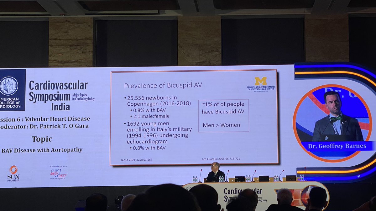 BhavanPentaMD's tweet photo. BAV with Aortopathy by @GBarnesMD #ACCIndia BAV pts have 9x higher risk of aortopathy compared to TAV @ACCinTouch @HeartDocSadiya @noshreza @NMHheartdoc https://t.co/b3wlaUxHvK