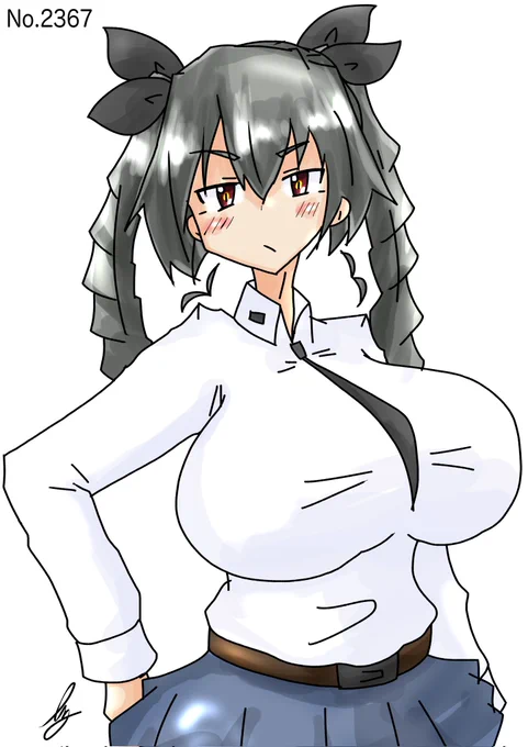 [鋭い視線アンチョビ]#1日1ドゥーチェ 