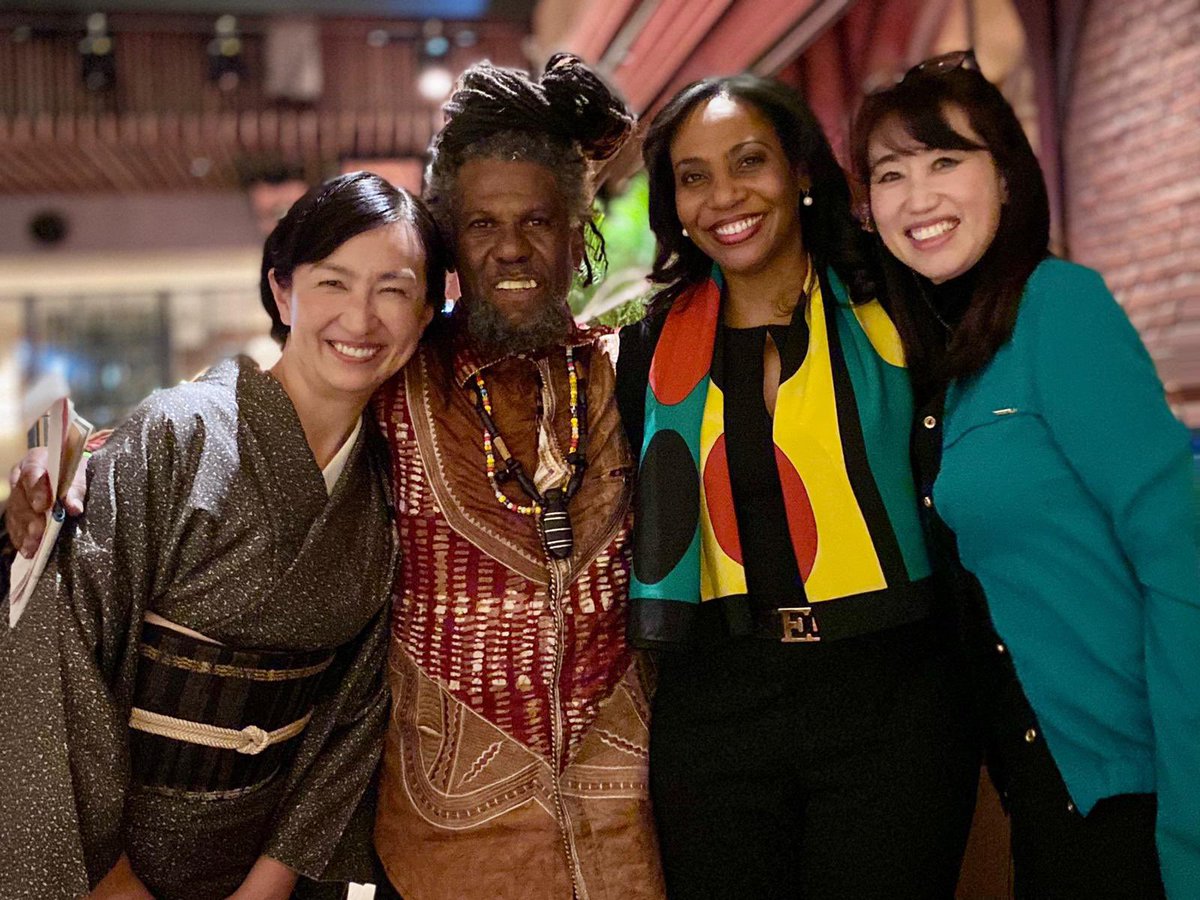ShornaKayR's tweet photo. Congratulations to Reggae ambassadors Dave “@Mackaruffin” McAnuff, Cojie from @MightyCrown_JPN and @UnstoppableShio on a great show the @BlueNote_Place last night. Continue to spread One Love at tonight’s show! https://t.co/vgTQR8nCEr