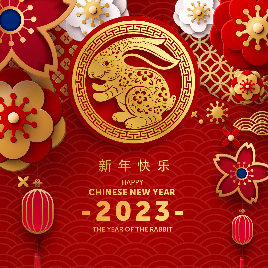 Happy #ChineseNewYear to our Chinese guests 🎇 Luck, happiness, and good fortune to you and yours in the Year of the Rabbit 🐇 #YearOfTheRabbit #ChineseNewYear2023