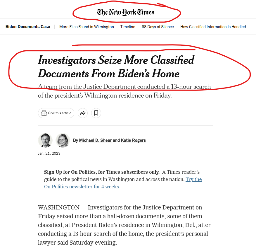mack90038's tweet photo. @robreiner Hey Rob, this alt-right publication is even covering the Biden confidential document situation.
Why aren't you calling for Bidens arrest?
Where are your Tweets about this bombshell moment?
Are you in collusion with him? https://t.co/Wy13N77mue