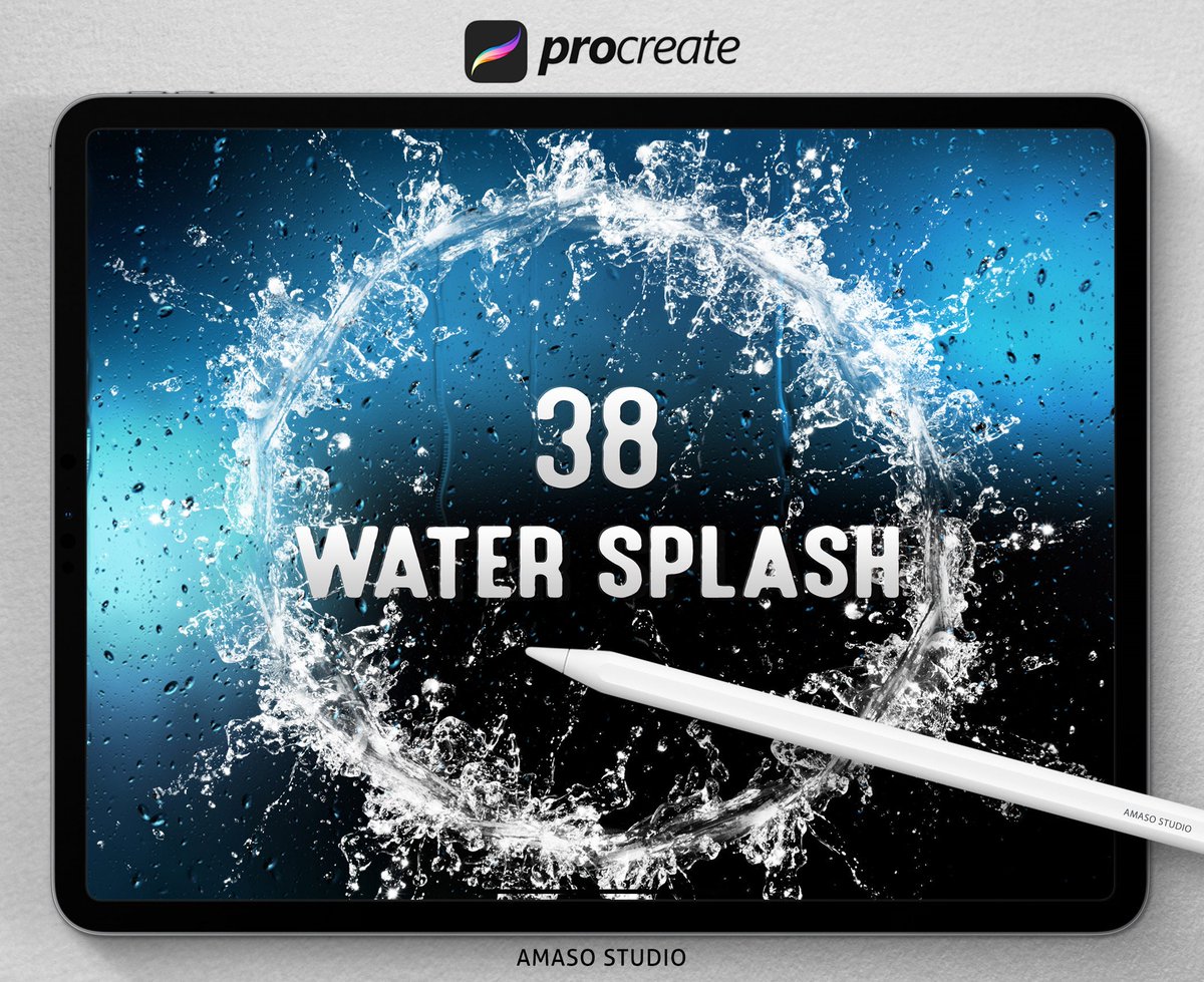 amasostudio's tweet photo. Excited to share the latest addition to my #etsy shop: Water Splash Procreate Stamp, Procreate Water Brush, Procreate Water Splash Brushes https://t.co/QpFfhMl07A #digitalproduct #digitaldownload #cheapprocreate #procreatestamps #procreatebrushes #freebrushes #spraybru https://t.co/6nqahCt7K7