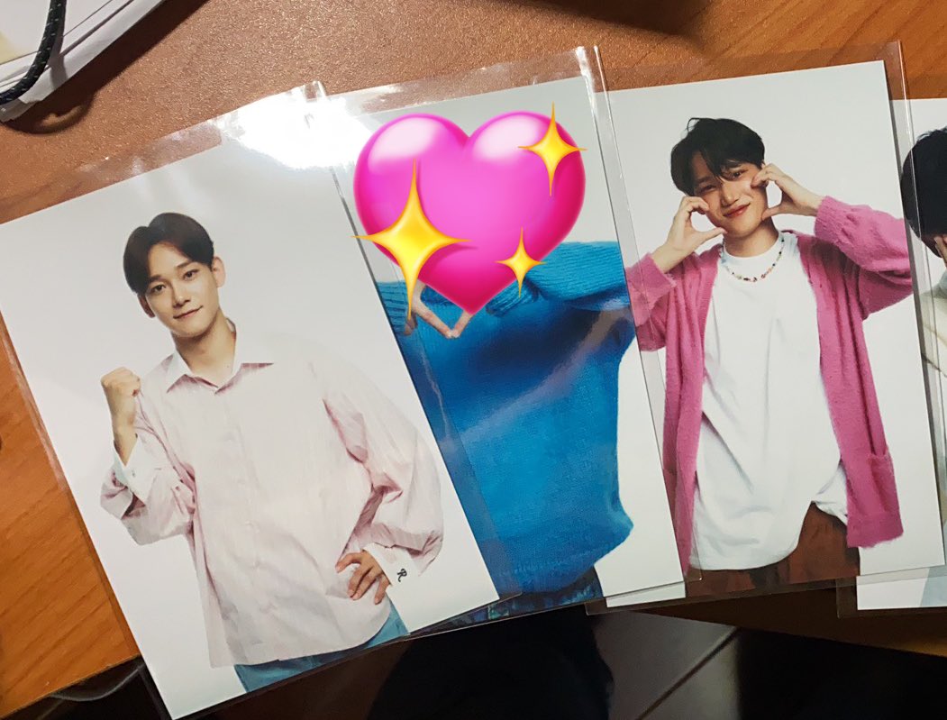ali_jiang's tweet photo. 2023년 엑소 시그 랜덤포카 특전 교환

makestar 메이크스타
나: 종대 Chen,카이 kai
👼님:세훈 Sehun,수호 suho 

Aladin 알라딘
나: 종대 Chen,카이 kai
👼님:세훈 Sehun,수호 suho,경수 D.O. https://t.co/tT7RcB0HcS