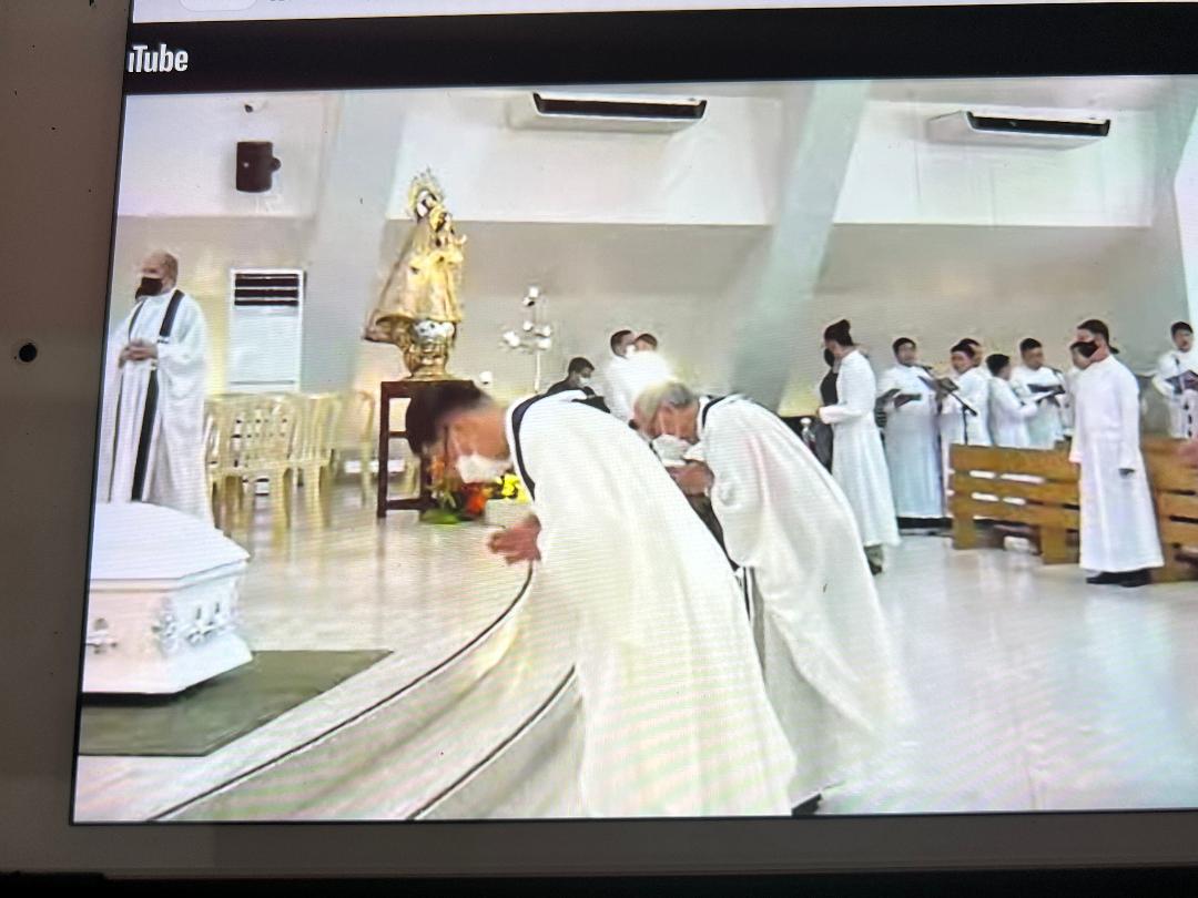 Teddy Locsin Jr. on Twitter "Funeral mass of Catalino Arevalo, SJ, the