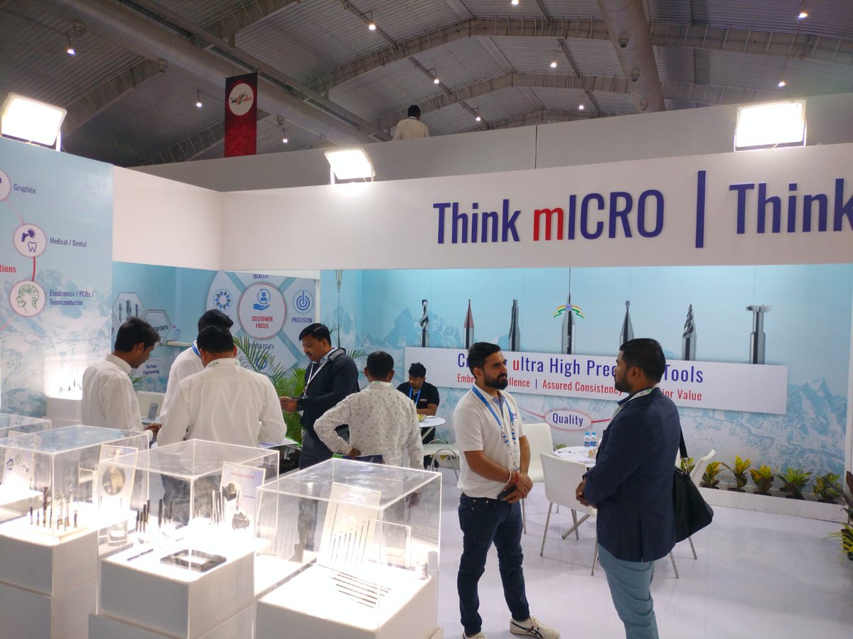 AxisMicrotools's tweet photo. AXIS @IMTEX ..Glimpse of Day 3...
Experience High Precision mICRO Tools...
Think mICRO | Think AXIS
#imtex2023 #Thinkmicrothinkaxis #exhibitions #axistools #microtools #microdrill #endmills #Engineering https://t.co/voDKnJeh5S