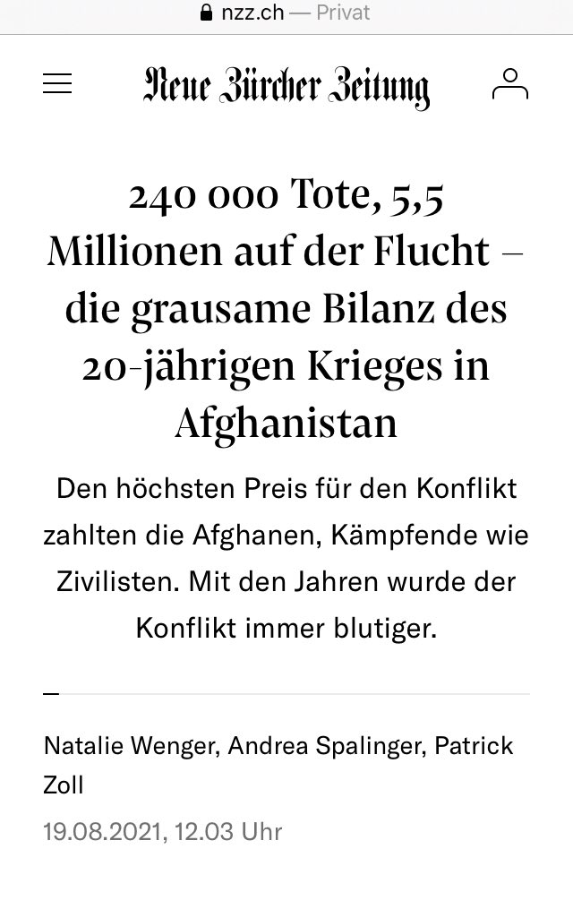 ElefantImRaum2's tweet image. He🚦(@spdde, @fdp u @diegruenen): Wie bewertet Ihr rückblickend, dass wir damals „unsere Freiheit am Hindukusch“ verteidigt haben und dies mit 240000 toten Zivilisten und einem zerstörten afghanischen Staat geendet ist? #AusFehlernLernen ist keine #Propaganda. #EnduringFreedom