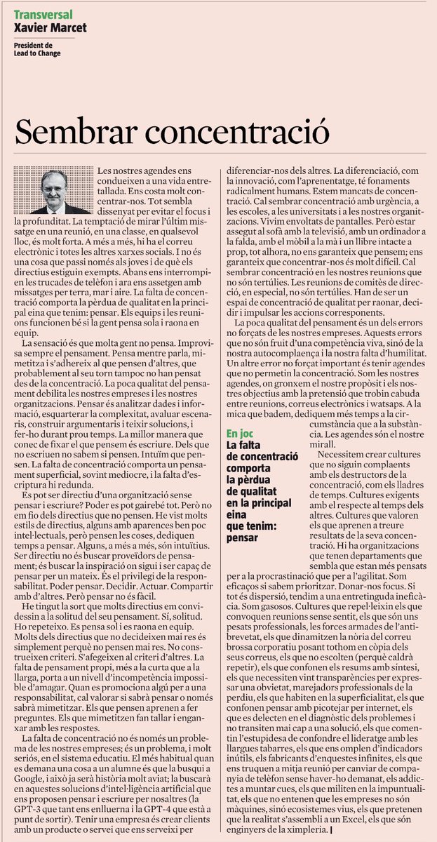 Xavier Marcet tweet media