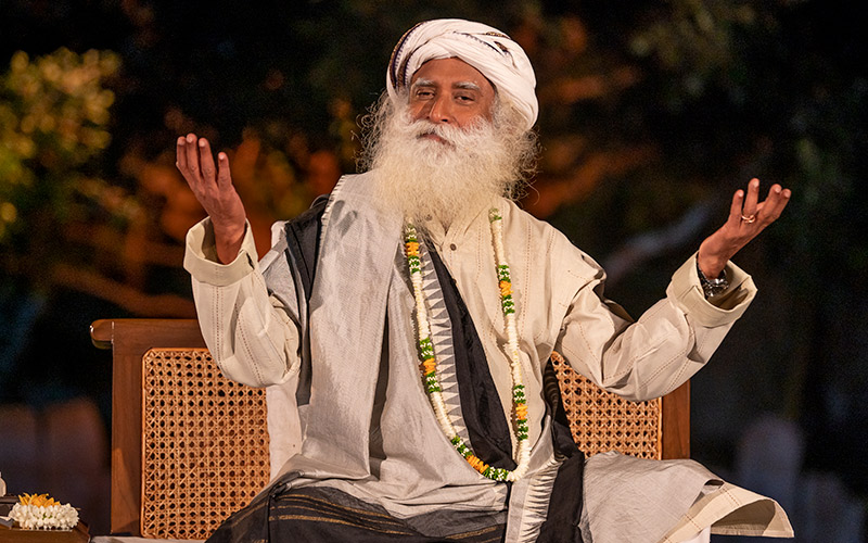 When your heart is full of joy, it does not occur to you to cause harm to anyone because you do not feel threatened by anything. #SadhguruQuotes