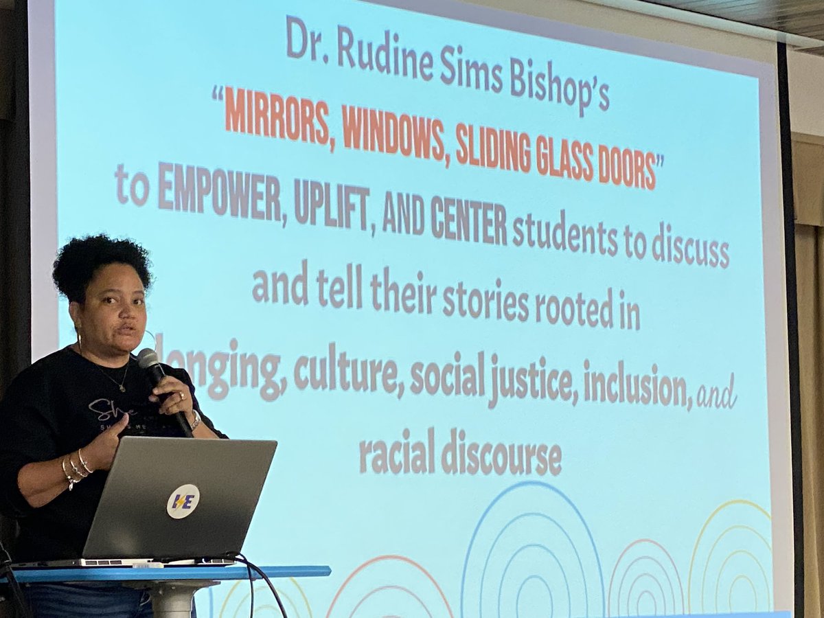 CitiCoach's tweet photo. In our own God-anointed natural way, we did a thing today. It was such a blessing to share the stage with my Sistas, @TeacherCoats &amp; @HistoryFrog!
#CSForAll #RepresentationMatters #DigitalJustice #EdTechTalks #IACUE #SistersInSolidarity #BeyondMonolithicNarratives https://t.co/qXoumLnUcU
