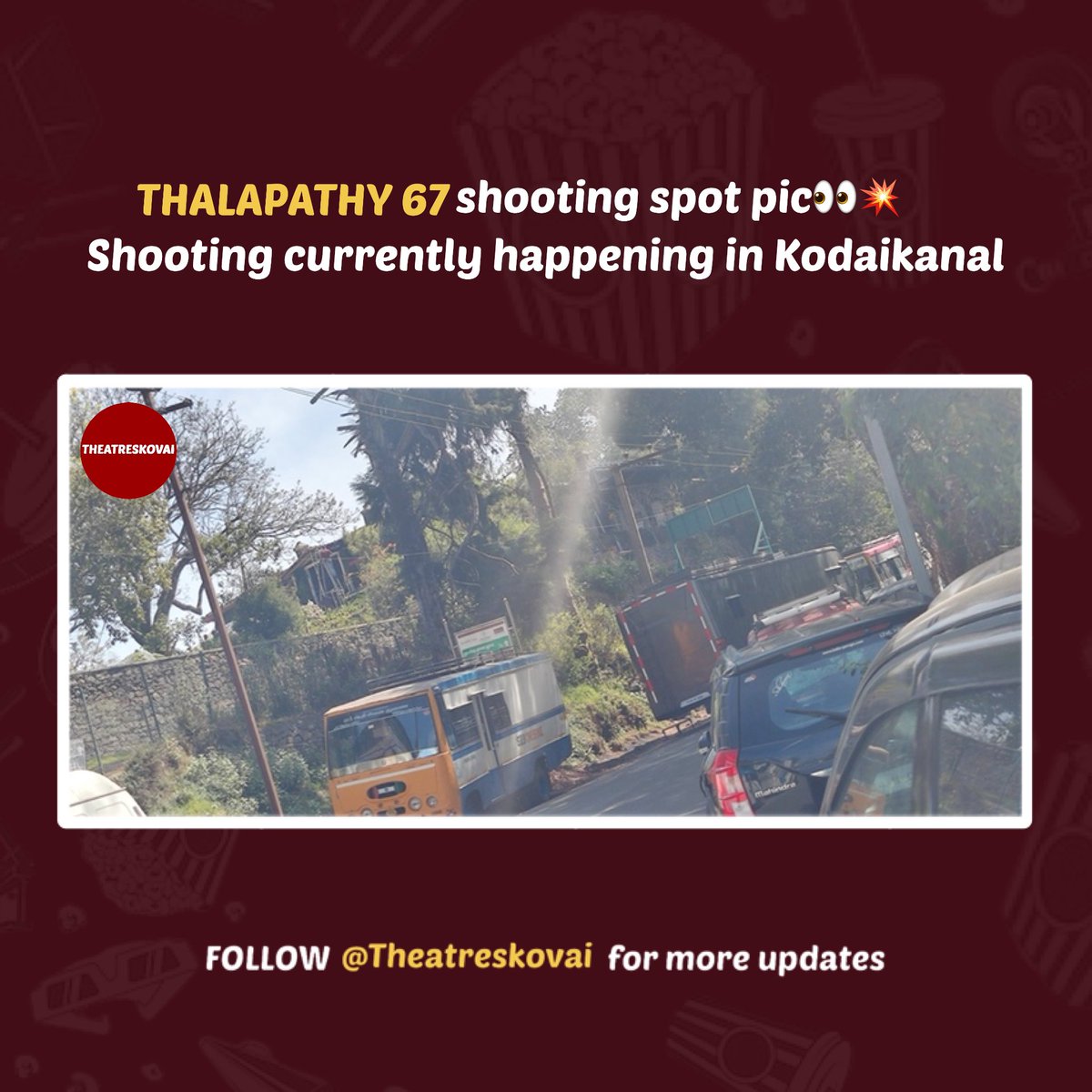 coimbatore theatres official on Twitter "Thalapathy67 shooting spot