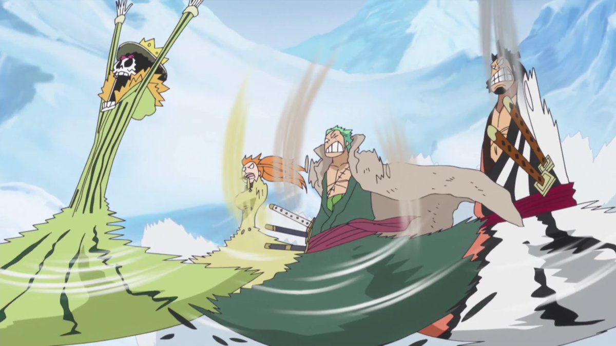 ToonamiNews's tweet photo. You know they need to run faster when the animators draw them like this. 
#OnePiece #Toonami https://t.co/E2BvHfH9vB