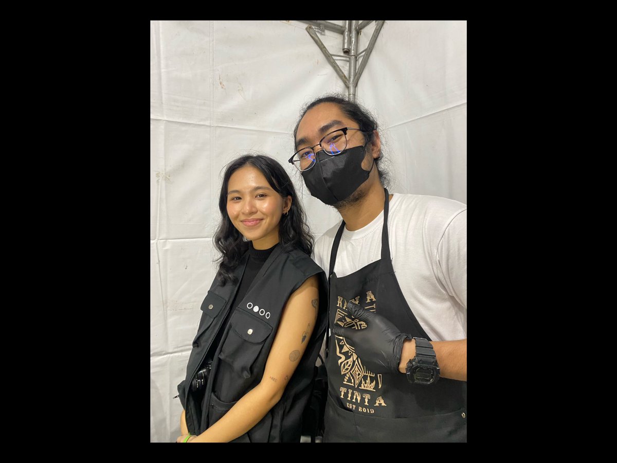 KAYATintaPH's tweet photo. We got to tattoo different artists from the OPM industry including @clarabeninmusic at One Click Straight's album launch! What an amaaaaazing opportunity 🤎 https://t.co/Jww7fZXkBT