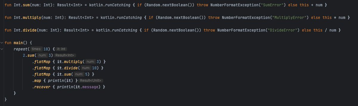 Carbaj0's tweet image. Monad Result vs Throwing Controlled exceptions 
#kotlin #ErrorHandling #FP