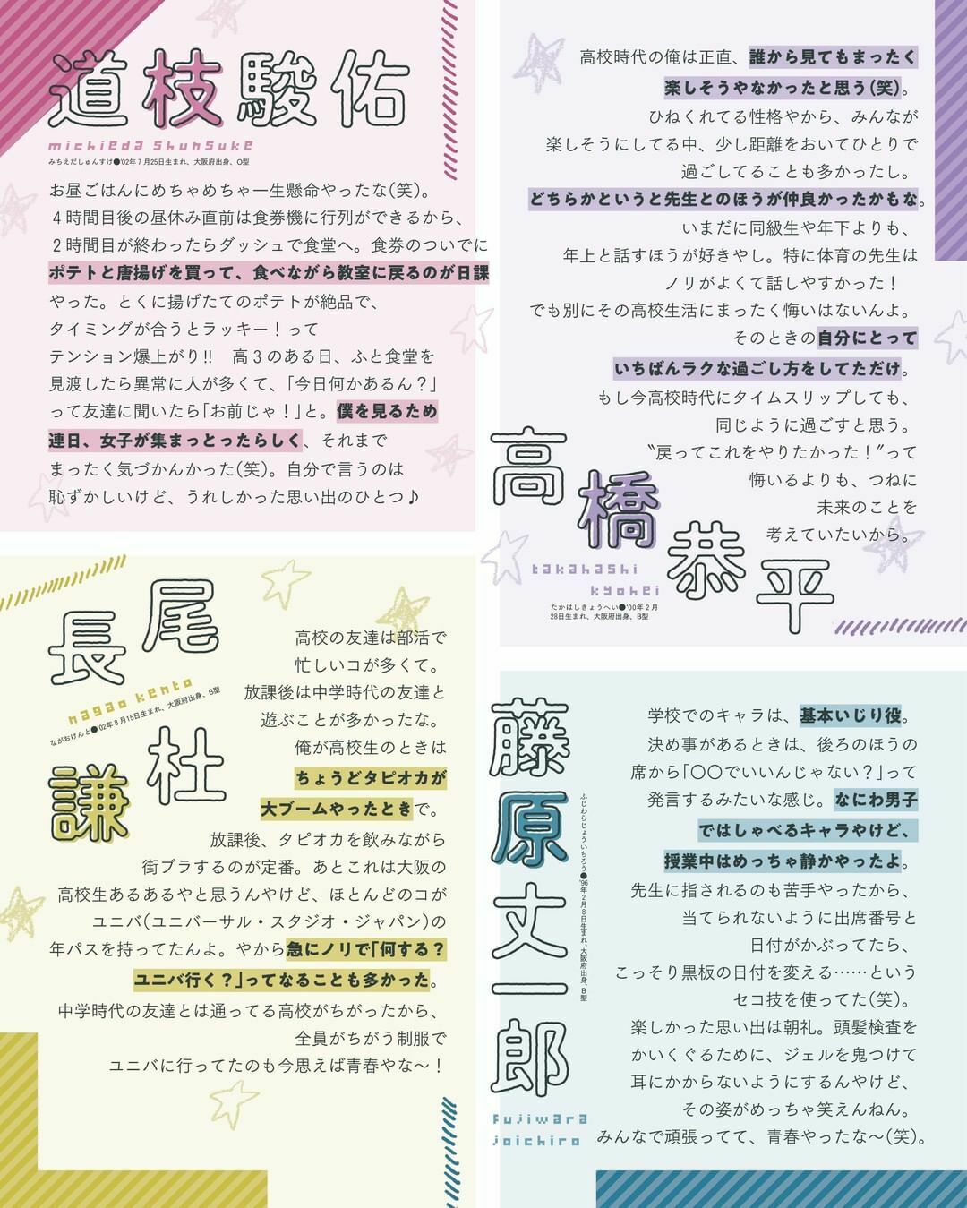 道枝駿佑 出身校