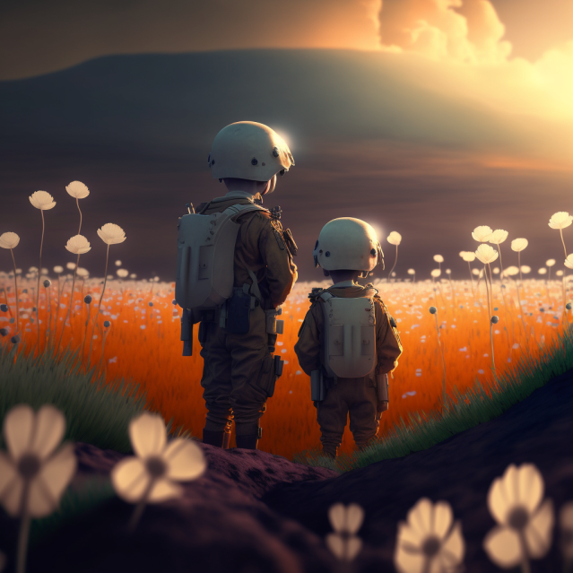 TimTMPR's tweet photo. Batch 3: (space)knights &amp; soldiers in fields of flowers https://t.co/xdw9zzMbYI
