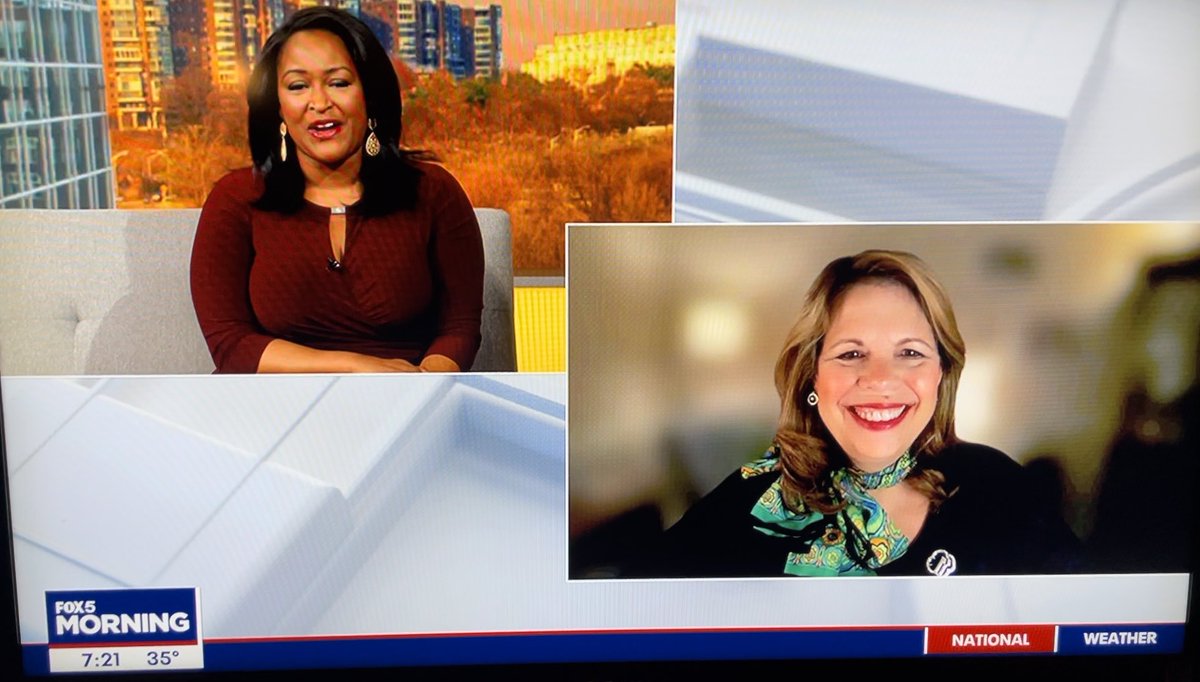 Thank you ⁦<a href="/MaureenUmehFox5/">Maureen Umeh</a>⁩ fir a great interview. Appreciate the shout out to Girl Scouts.  #cookiesarehere