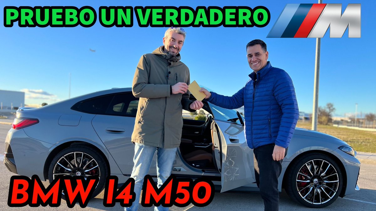 motorkelectrico's tweet photo. ¡IMPRESIONANTE! @BMWEspana #BMWi4M50 Pruebo un verdadero M ACELERACIÓN 0-100 ¡BRUT... https://t.co/6UfWIfK2Ve vía @YouTube https://t.co/BiTeeYmc35