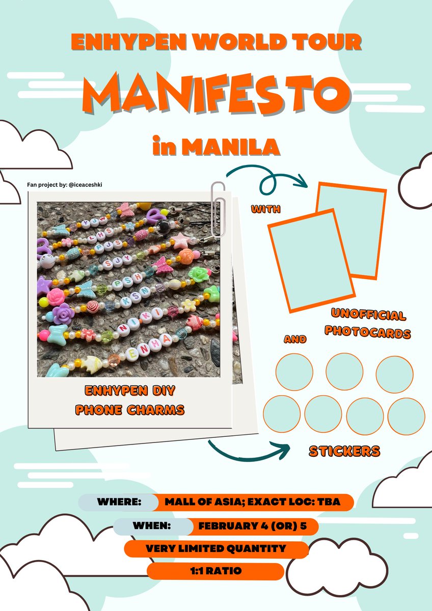 iceaceshki's tweet photo. 「 #MANIFESTO_IN_MANILA 」

✦ hi filo engenes ! Since Manilafesto is just around the corner, I decided to give freebies on either Feb 4 or 5! Just approach me on D-Day dahil I’m a shy shy person po 🙈.

❄️ like &amp; rt this twt
❄️ 1:1 ratio
❄️ open for all !

See you all po ! 🫶 https://t.co/PpZbVa6xiB