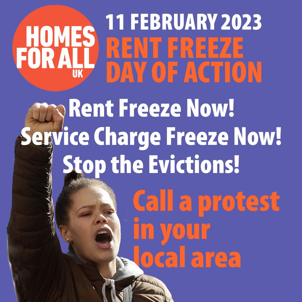 #RentFreezeNow Day of Action
Sat 11 Feb, 12pm, Dept Levelling Up, SW1P 4DF
Join us in London or call a protest in your local area.

#ServiceChargeFreeze #StopEvictions 
#FundRepairs

tinyurl.com/RentFreezeActi…